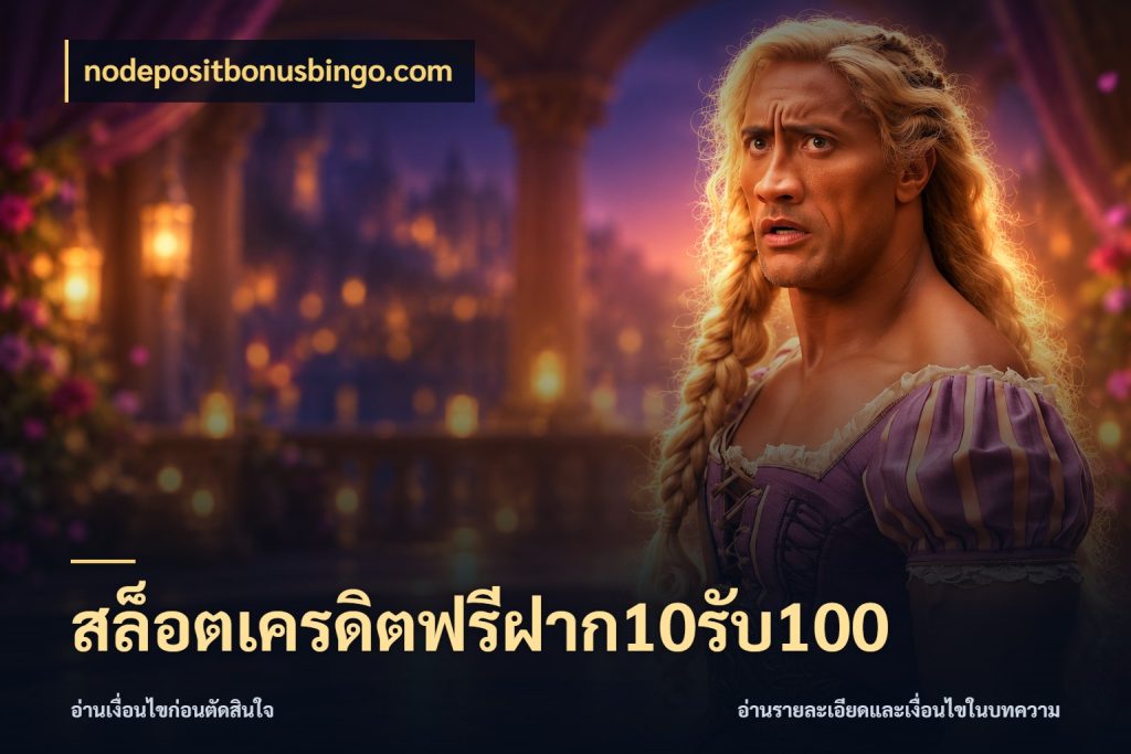 สล็อตเครดิตฟรีฝาก10รับ100 จุดเด่นของเครดิตที่คนชอบเกมอยากรู้ สไตล์ nodepositbonusbingo.com